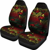 Palau Car Seat Covers - Palau Seal Turtle Hibiscus Reggae - 105905 - YourCarButBetter