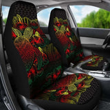 Palau Car Seat Covers - Palau Seal Turtle Hibiscus Reggae - 105905 - YourCarButBetter