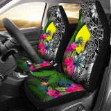 Palau Car Seat Covers - Turtle Plumeria Banana Leaf - Amazing 091114 - YourCarButBetter