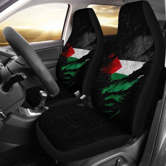 Palestine In Me Car Seat Covers - Special Grunge Style 232125 - YourCarButBetter