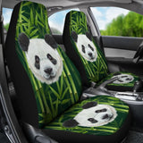Panda and Bamboo Design Theme Car Seat Covers 211106 - YourCarButBetter