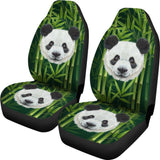 Panda and Bamboo Design Theme Car Seat Covers 211106 - YourCarButBetter