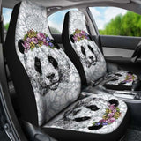 Panda Car Seat Cover 091706 - YourCarButBetter