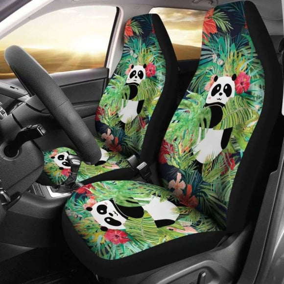 Panda Hawaii Car Seat Cover 091706 - YourCarButBetter