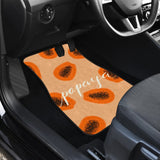 Papaya Fruit Platter Car Floor Mats 211804 - YourCarButBetter