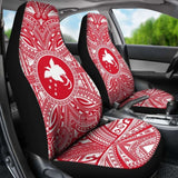 Papua New Guinea 1 Car Seat Cover - Papua New Guinea 1 Coat Of Arms Polynesian Flag Color 105905 - YourCarButBetter