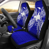 Papua New Guinea Car Seat Cover - Papua New Guinea Flag Map Blue - 105905 - YourCarButBetter