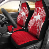 Papua New Guinea Car Seat Cover - Papua New Guinea Flag Map Red White - 105905 - YourCarButBetter