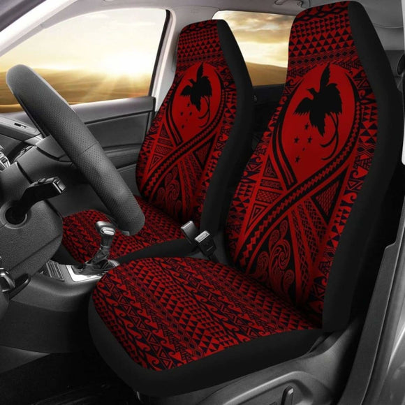 Papua New Guinea Car Seat Cover Lift Up Red - 105905 - YourCarButBetter