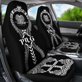 Papua New Guinea Car Seat Covers Polynesian Tribal 105905 - YourCarButBetter