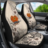 Papua New Guinea Car Seat Covers The Beige Hibiscus (Set Of Two) 789.99 232125 - YourCarButBetter
