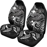 Papua New Guinea Car Seat Covers- White Shark Polynesian Tattoo - 102802 - YourCarButBetter