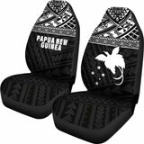 Papua New Guinea Polynesian Car Seat Covers Black - 105905 - YourCarButBetter