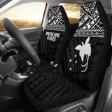 Papua New Guinea Polynesian Car Seat Covers Black - 105905 - YourCarButBetter