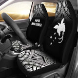 Papua New Guinea Polynesian Car Seat Covers - Black Fog - 105905 - YourCarButBetter