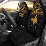 Papua New Guinea Polynesian Car Seat Covers Gold - 105905 - YourCarButBetter