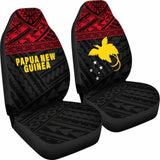 Papua New Guinea Polynesian Car Seat Covers Red - 105905 - YourCarButBetter