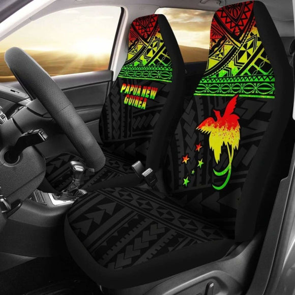 Papua New Guinea Polynesian Car Seat Covers Reggae - 105905 - YourCarButBetter