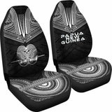 Papua New Guinea Polynesian Chief Car Seat Cover Black Version 105905 - YourCarButBetter