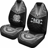 Papua New Guinea Polynesian Chief Car Seat Cover Black Version 105905 - YourCarButBetter