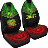 Papua New Guinea Polynesian Chief Car Seat Cover Reggae Version 105905 - YourCarButBetter