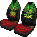 Papua New Guinea Polynesian Chief Car Seat Cover Reggae Version 105905 - YourCarButBetter