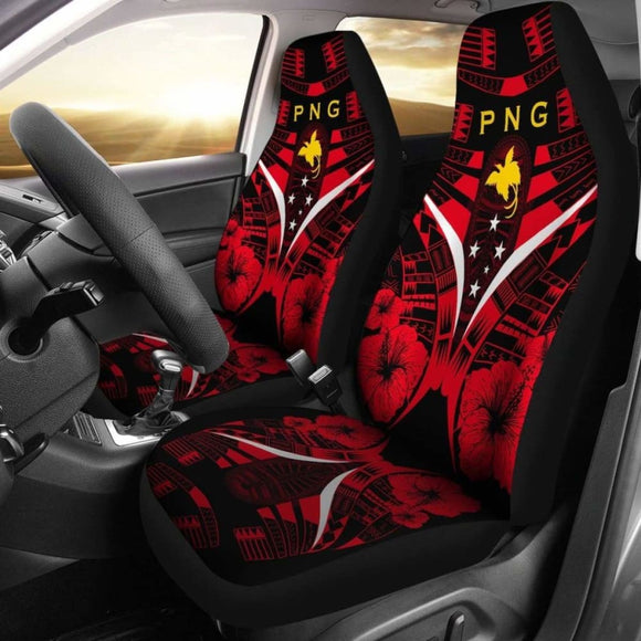 Papua New Guinea Tattoo Car Seat Covers Hibiscus 105905 - YourCarButBetter
