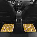 Passion Fruits Slice Pattern Front And Back Car Mats 174914 - YourCarButBetter