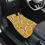 Passion Fruits Slice Pattern Front And Back Car Mats 174914 - YourCarButBetter