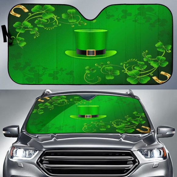 Patrick’S Day Car Sun Shade 094201 - YourCarButBetter