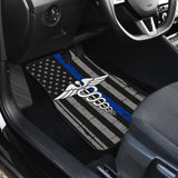 Patriot Nurse Thin Red Line US Flag Car Floor Mats 211804 - YourCarButBetter