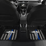 Patriot Nurse Thin Red Line US Flag Car Floor Mats 211804 - YourCarButBetter