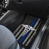 Patriot Nurse Thin Red Line US Flag Car Floor Mats 211804 - YourCarButBetter