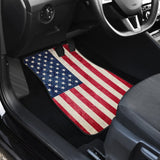 Patriotic American Flag Car Floor Mats 210202 - YourCarButBetter