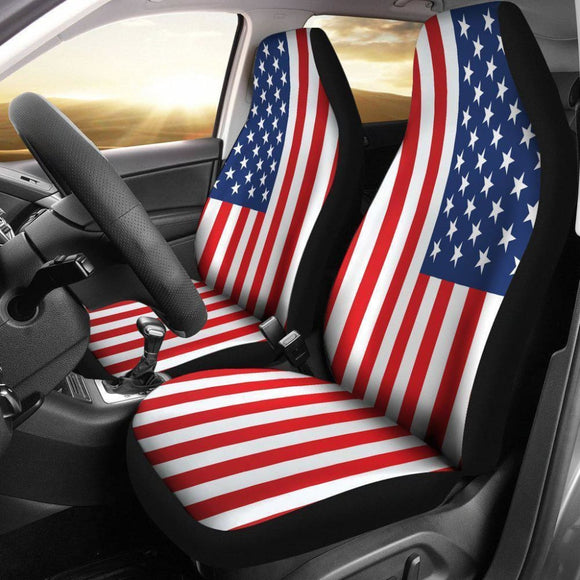 Patriotic American Flag Seat Covers 103131 - YourCarButBetter