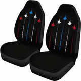 Patriotic Fighter Jets Car Seat Covers 192609 - YourCarButBetter