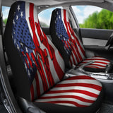 Patriotic Punisher Stars Stripes Car Seat Covers 101819 - YourCarButBetter