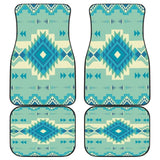 Pattern Ethnic Native Front And Back Car Mats 093223 - YourCarButBetter