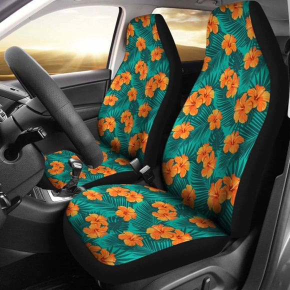 Pattern Flower Tropical Summer Car Seat Covers 210101 - YourCarButBetter