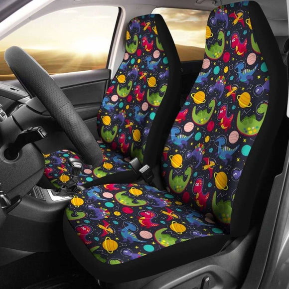 Pattern Kind Of Dinosaurs Car Seat Covers Amazing Gift 210101 - YourCarButBetter