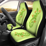 Pattern Print Green Lizard Car Seat Covers 211706 - YourCarButBetter