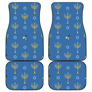 Pattern Print Hanukkah Car Floor Mats 210201 - YourCarButBetter