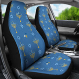 Pattern Print Hanukkah Car Seat Covers 210201 - YourCarButBetter