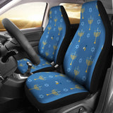 Pattern Print Hanukkah Car Seat Covers 210201 - YourCarButBetter