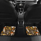 Pattern Print Mushroom Car Floor Mats 211706 - YourCarButBetter