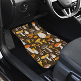 Pattern Print Mushroom Car Floor Mats 211706 - YourCarButBetter