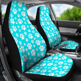 Paw Print Car Seat Cover Light Bue 094209 - YourCarButBetter