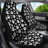 Paw Print Car Seat Covers Black 094209 - YourCarButBetter