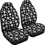 Paw Print Car Seat Covers Black 094209 - YourCarButBetter