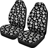 Paw Print Car Seat Covers Black 094209 - YourCarButBetter